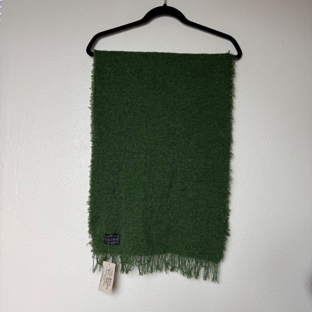 Kerry Woolen Mills Celtic Scarf in Green NWT